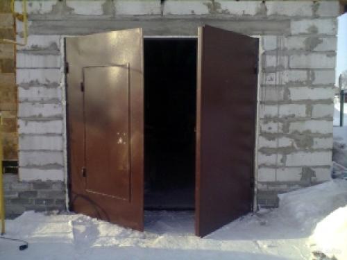 Как сварить гаражные ворота из профиля. Изготовление