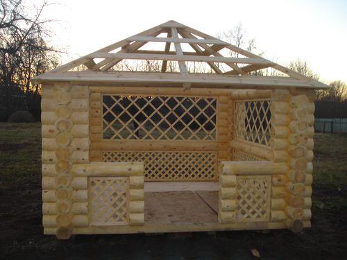 Беседка 4 на 4 из металла. Металлические конструкции