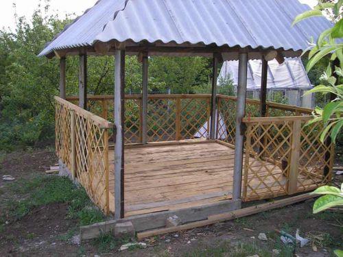 Беседка 4 на 4 из металла. Металлические конструкции