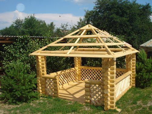 Беседка 4 на 4 из металла. Металлические конструкции