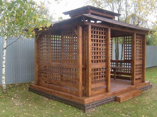 Беседка 4 на 4 из металла. Металлические конструкции