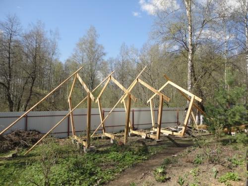 Беседка 6 на 3 с мангалом. Беседка 6 х 3 своими руками