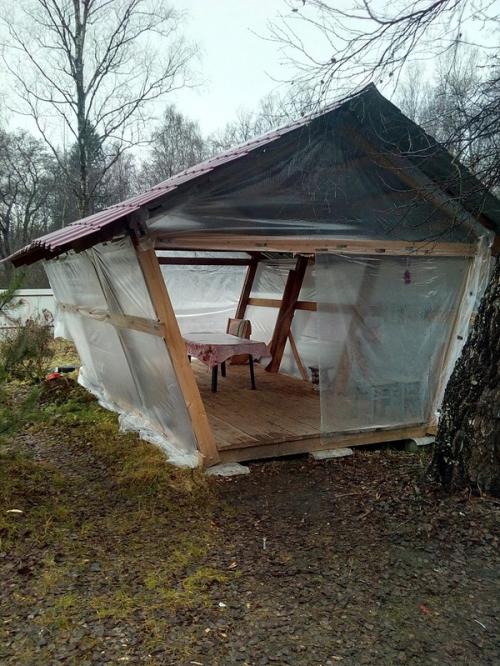 Беседка 6 на 3 с мангалом. Беседка 6 х 3 своими руками