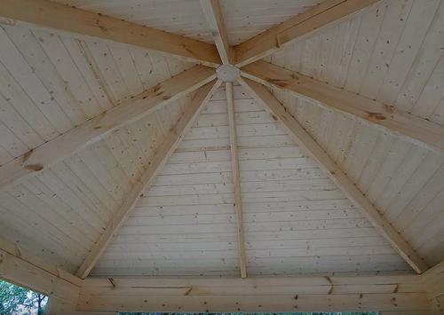 Каркас беседки из бруса. Как сделать (построить) беседку из бруса своими руками? Чертежи и размеры