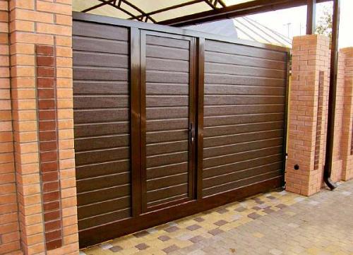 Стандартный размер ворот во двор. Размеры ворот и калитки для частного дома