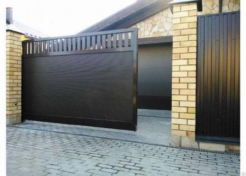Стандартный размер ворот во двор. Размеры ворот и калитки для частного дома