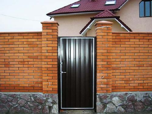 Стандартный размер ворот во двор. Размеры ворот и калитки для частного дома