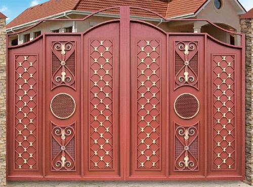 Стандартный размер ворот во двор. Размеры ворот и калитки для частного дома