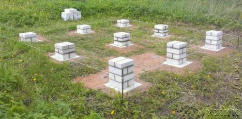 Беседка 3 на 3 с четырехскатной крышей. Фундамент беседки