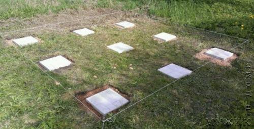 Беседка 3 на 3 с четырехскатной крышей. Фундамент беседки