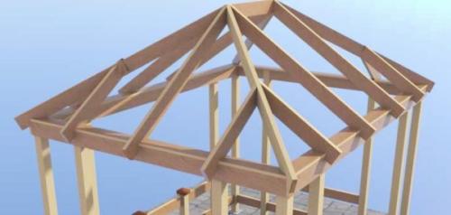 Как сделать вальмовую крышу для беседки своими руками. Возведение четырёхскатной шатровой крыши 20 Как сделать вальмовую крышу для беседки своими руками. Возведение четырёхскатной шатровой крыши 20