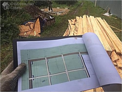 Проект беседки с односкатной крышей чертеж. Как построить беседку с односкатной крышей своими руками 05