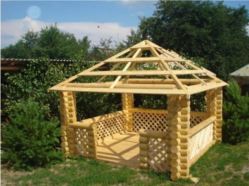 Как сделать четырехскатную крышу для беседки. Разновидности четырехскатных крыш