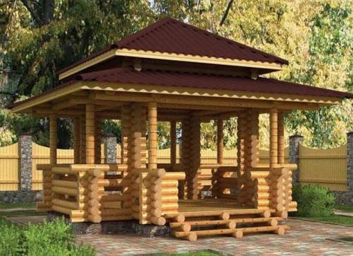 Крыша для беседки своими руками. Крыша для беседки: инструкция по строительству своими руками