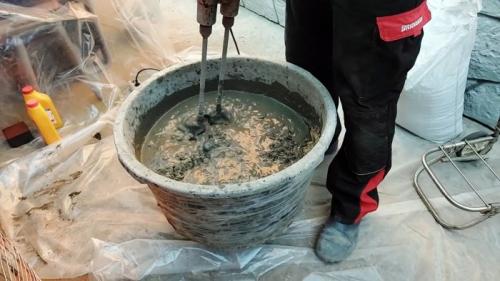 Цементный раствор для штукатурки пропорции. Процесс замешивания цементной штукатурки