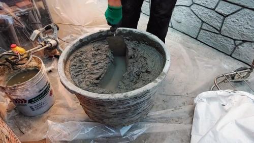 Пропорции раствора для штукатурки фасада. Процесс замешивания цементной штукатурки