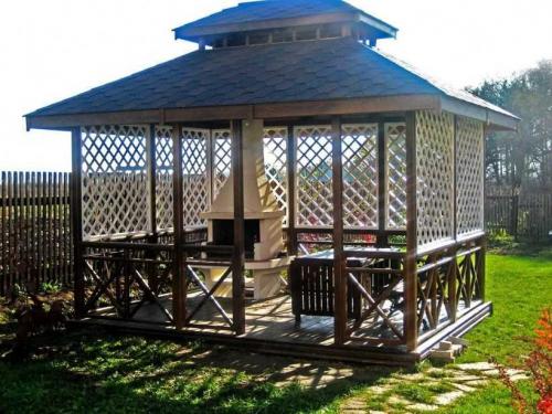 Беседки на дачу. Беседки для дачи — разновидности конструкций, форм и размеров, материалы изготовления, идеи стильного дизайна (фото + видео)