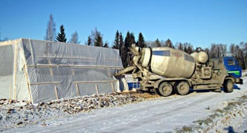 Заливка бетона зимой с добавками. Как получить качественный бетон зимой