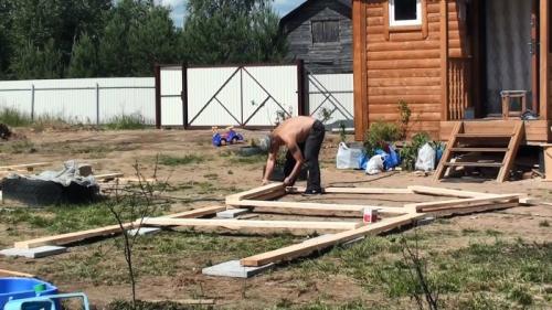Как я строил свою беседку. Процесс изготовления беседки