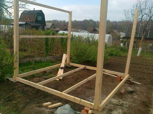 Как сделать беседку дешево. Фундамент (пол) для беседки