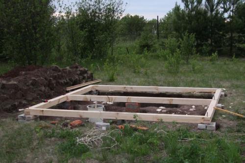 На что поставить беседку на даче. Столбчатый