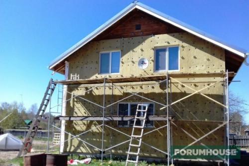 Чем и как утеплить брусовой дом снаружи. Утепление брусового дома каменной ватой