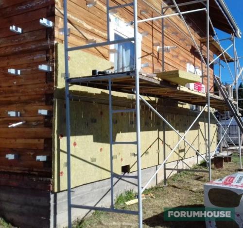 Чем и как утеплить брусовой дом снаружи. Утепление брусового дома каменной ватой