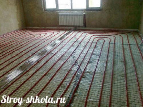 Теплый пол от отопления. Делаем теплый пол от отопления своими руками