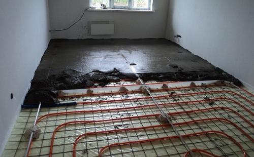 Теплый пол на неровной поверхности. Почему не нужно выравнивать плиту под теплый пол