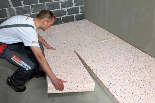 Толщина стяжки теплого пола в гараже. Все виды