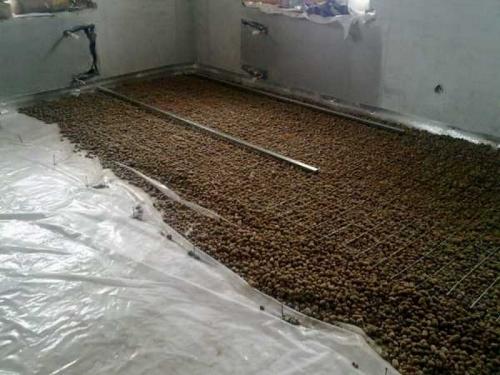 Толщина стяжки теплого пола в гараже. Все виды