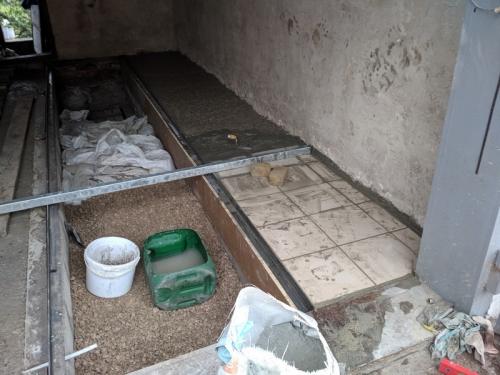 Толщина стяжки теплого пола в гараже. Все виды