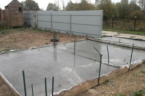 Какую нагрузку выдерживает 10 см бетона. Толщина бетона для площадки под машину