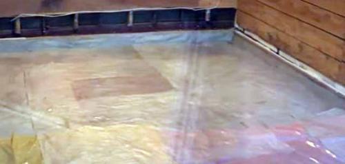 Заливка пола в гараже миксером. Устройство основания