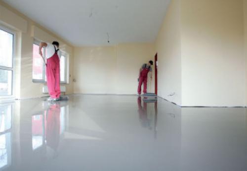 Как залить пол в гараже без маяков. Как сделать мокрую стяжку пола без маяков