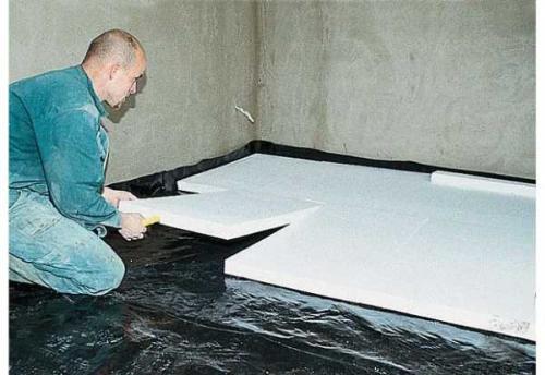 Толщина бетонного пола по грунту. Гидроизоляция и утепление