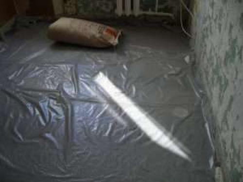 Пленка под наливной пол. Применение гидроизоляции и пароизоляции совместно с утеплителем