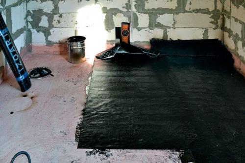 Гидроизоляция пола под плитку. Жидкая фольга и лента для гидроизоляции