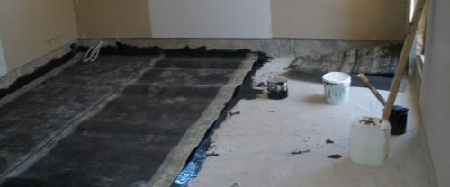 Гидроизоляция пола под плитку. Жидкая фольга и лента для гидроизоляции