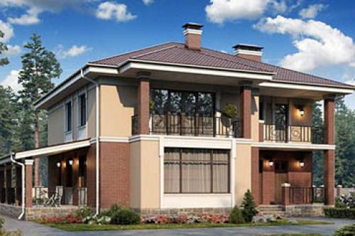 Сколько стоит построить коттедж под ключ самому из кирпича. Блочный 04 Сколько стоит построить коттедж под ключ самому из кирпича. Блочный 04