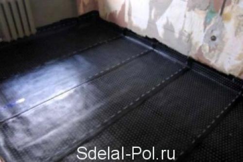 Гидроизоляция под стяжку или на стяжку. Гидроизоляция пола под стяжку: технология и этапы работ