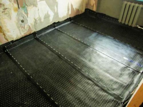 Стяжка по гидроизоляции. Технологии гидроизоляции