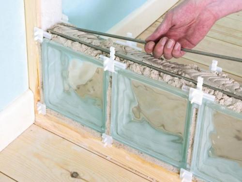 Монтаж стеклоблоков в гипсокартон. Монтаж и укладка стеклоблоков