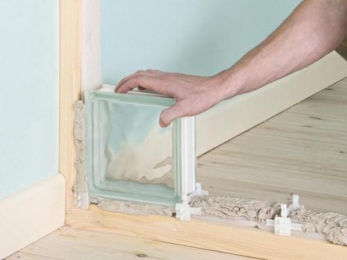 Монтаж стеклоблоков в гипсокартон. Монтаж и укладка стеклоблоков