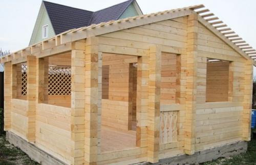 Беседки из профилированного бруса. Экономим на строительстве – шаг за шагом, поближе к мечте!
