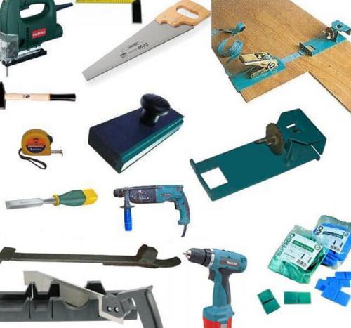 Добойник для ламината. Перечень необходимых инструментов