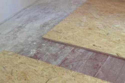 Как выровнять пол из ДСП под линолеум. Выравнивание пола ДСП плитами