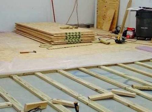 Как выровнять пол из ДСП под линолеум. Выравнивание пола ДСП плитами