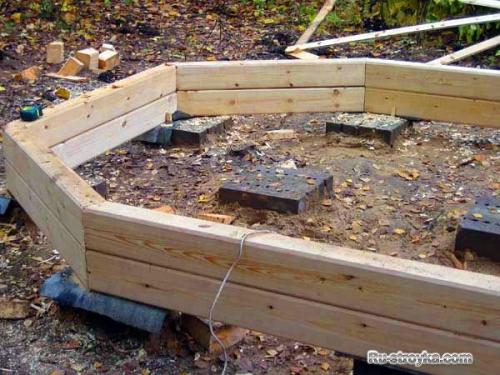 Шестигранная беседка чертежи. Шестигранная беседка: чертежи и порядок изготовления