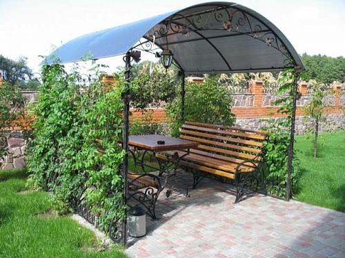 5 угольная беседка. Какие бывают беседки по форме